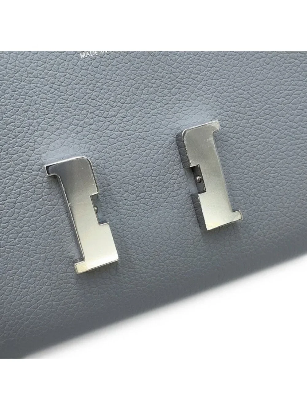 Hermes Wallet Constance To Go Long Gris Perle Silver